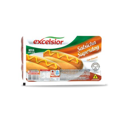 SALSICHA EXCELSIOR 800G SUPERDOG