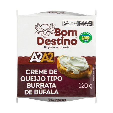 Creme queijo burrata bufala 120g