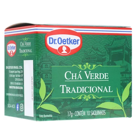 CHÁ DR OETKER VERDE TRADICIONAL SAQUINHO 10UN 360-33