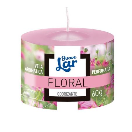Vela aromatica suave lar 60g floral