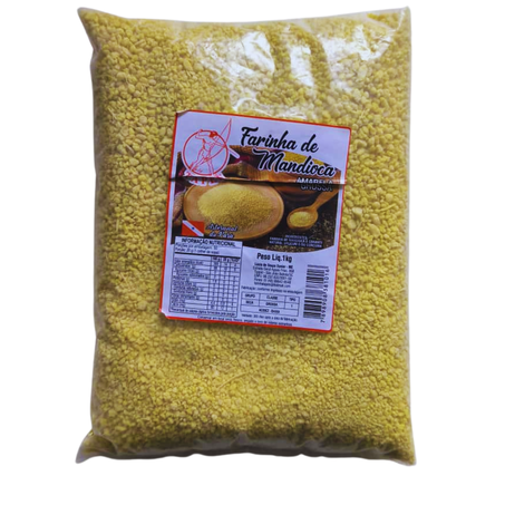 FARINHA DE MANDIOCA AMARELA GROSSA 1KG - TAPES