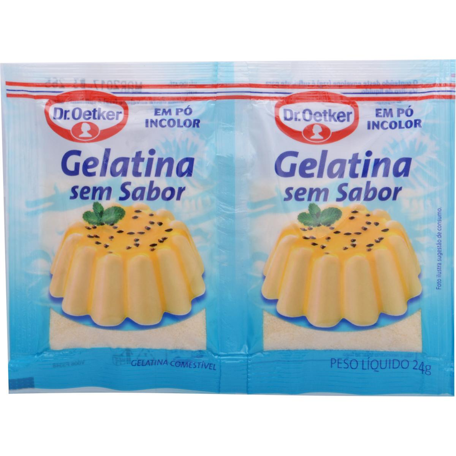 Gelatina Dr. Oetker 24g - Sem Sabor