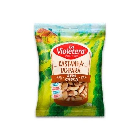Castanha Do Pará La Violetera Sem Casca Pacote 100G