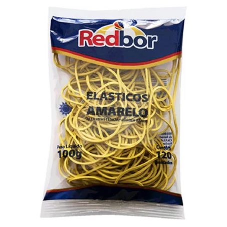 ELÁSTICO AMARELO REDBOR Nº18 100G