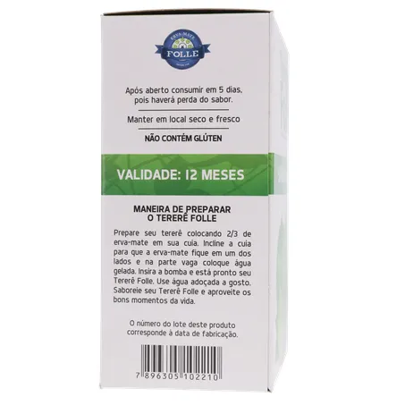 Erva tererê folle limão 500g 360-28