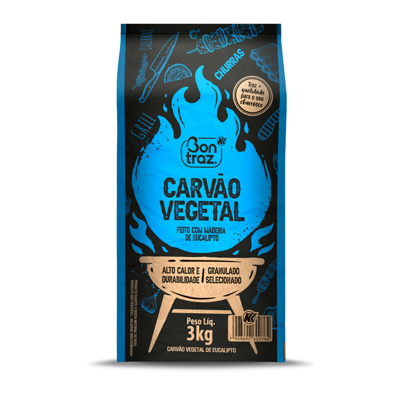 Carvão Bontraz 3kg | Super Koch