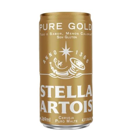 Cerveja Stella Artois Pure Gold Lata 269ml