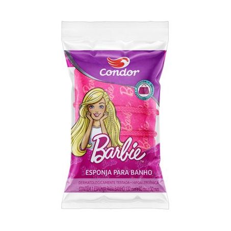 Esponja banho condor inf.barbie 8303