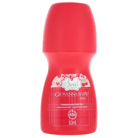 Desodorante giovanna baby cherry feminino roll on 50ml 360-35