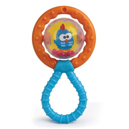 BRINQUEDO ELKA CHOCALHO E MO3RDEDOR GIRA GIRA