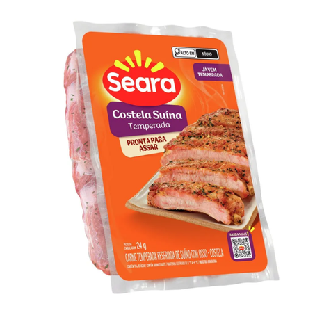 Costela Suína Temperada Seara Resf Kg