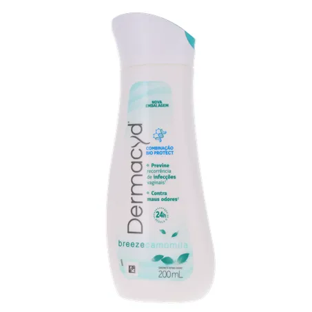 Sabonete Líquido Íntimo Dermacyd Breeze Camomila Frasco 200ml 360-2