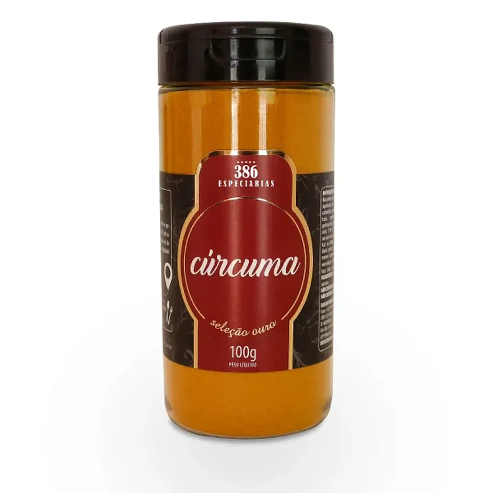 Curcuma Pó 386 Especiarias 100g
