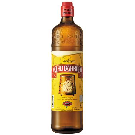 Cana/cachaça velho barreiro 910ml casco gratis