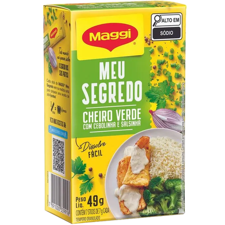 Tempero maggi meu segredo 49g cheiro ver