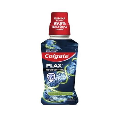 Enxague bucal colgate plax 250ml odor control