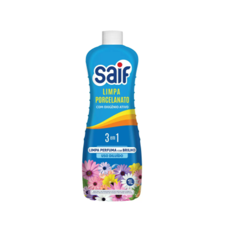 Limpador saif limpa porcelanato 1l