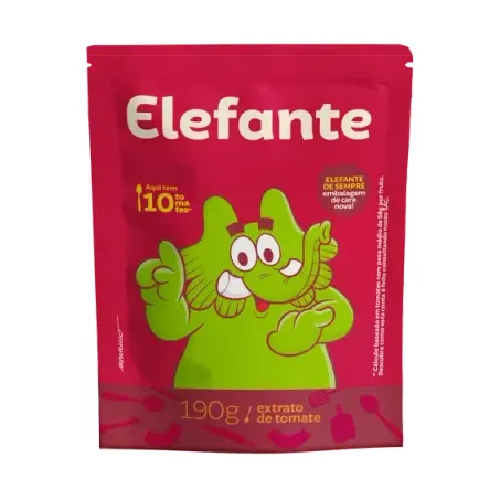 Extrato de Tomate Elefante Sachê 190gr