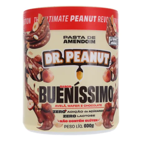 Pasta de Amendoim Dr Penaut Bueníssimo 600g 360-35