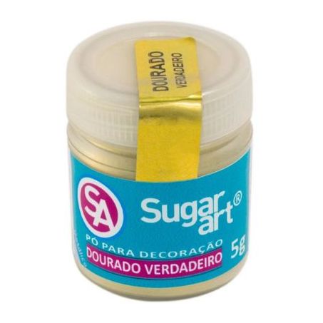 Pó Para Decoração Sugar Art Dourado 5g