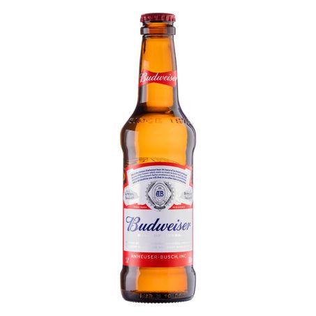 CERVEJA LAGER BUDWEISER LONG NECK