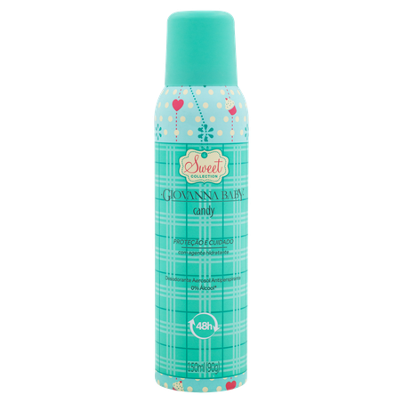 Desodorante Aerosol Giovana Baby Candy 150ml
