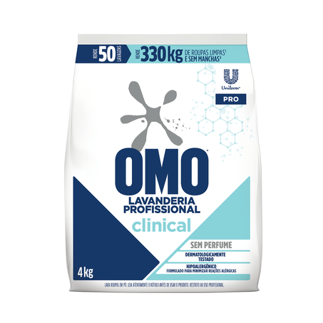 Sabao po omo 4kg pct clinical s/perfume