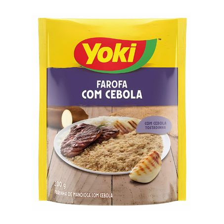 FAROFA TEMPERADA CEBOLA YOKI 200G