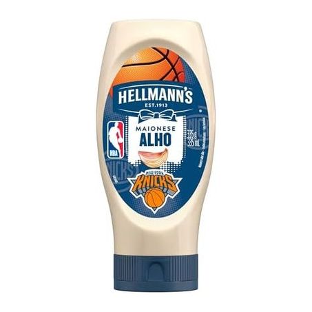Maionese Hellmann's Alho Squeeze 335gr