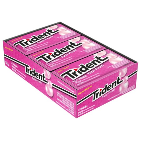 Chicle trident pcc/21un 5s tutti fruti