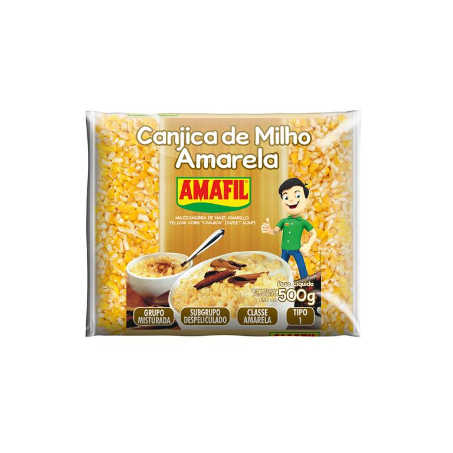 Amafil-canjica milho 500g amarela