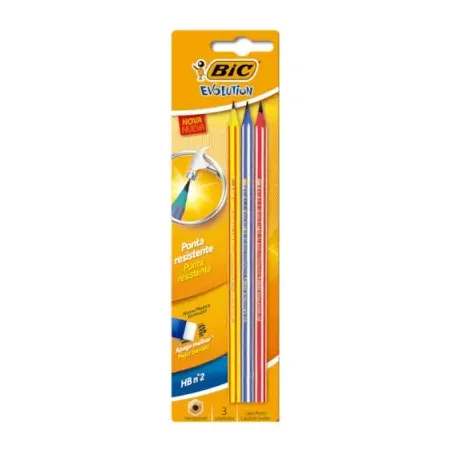 Lapis bic evolution c/3 pijmas