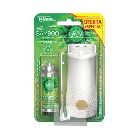 Desodorizador Glade Frescor Bambo Aparelho 12ml 
 