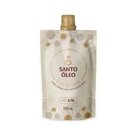 Oleo Coco Santo Oleo 100ml Polpa Extra Virgem