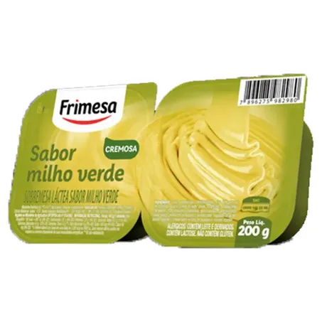 SOBREMESA FRIMESA CREMOSA 180G MILHO VERDE