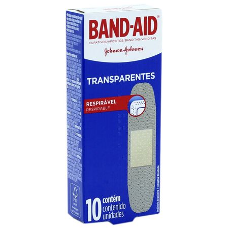Curativo bandaid transp. c/10un