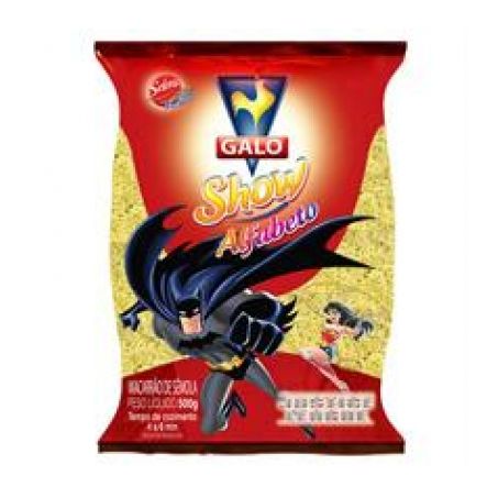 Macarrao Galo Semola Show Alfabeto 500g