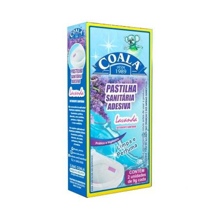 Pastilha Sanitizante Coala Lavanda 9g Com 2