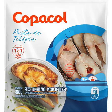 Posta de Tilápia Copacol 800g - Congelada