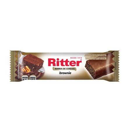 BARRA CEREAL RITTER BROWNIE 20G