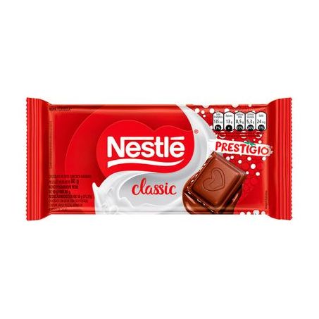 CHOCOLATE BARRA NESTLÊ PRETÍGIO 80G
