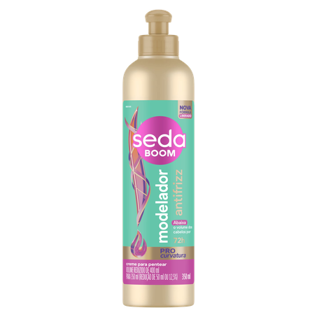CREME PARA PENTEAR SEDA 350ML BOOM MODELADOR ANTIFRIZZ