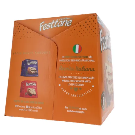 Panettone Festtone Trufado Doce De Leite 400G 360-29