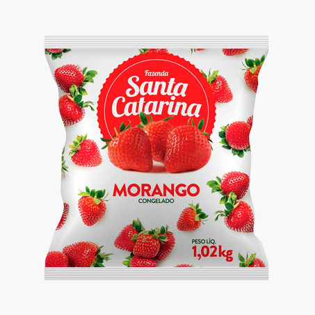 Morango Santa Catarina Congelado Pacote com 1.02Kg