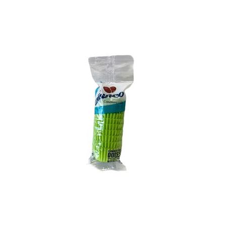 Forminha de Papel Junco Verde Limão N5 Embalagem 100UN