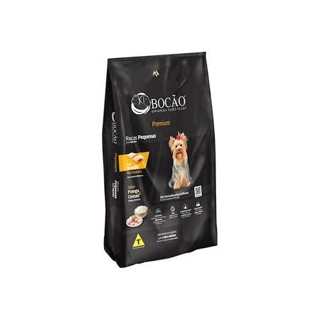 Ração bocão premium raças pequenas frango e cereais 1kg