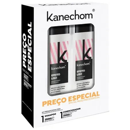 Kit Kanechom Shampoo/Condicionador Efeito Liso 350ml 
 