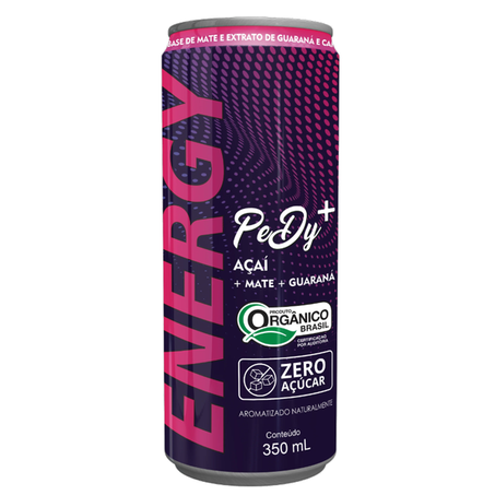 Energético Açaí Guaraná Orgânico Pedy 350ml