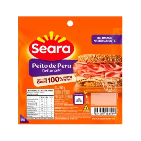 Peito Peru Seara 150g Fatiado
