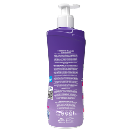 CREME PARA PENTEAR TRÁ LÁ LÁ KIDS UMIDIFICADOR DE CACHOS 290ML 360-1